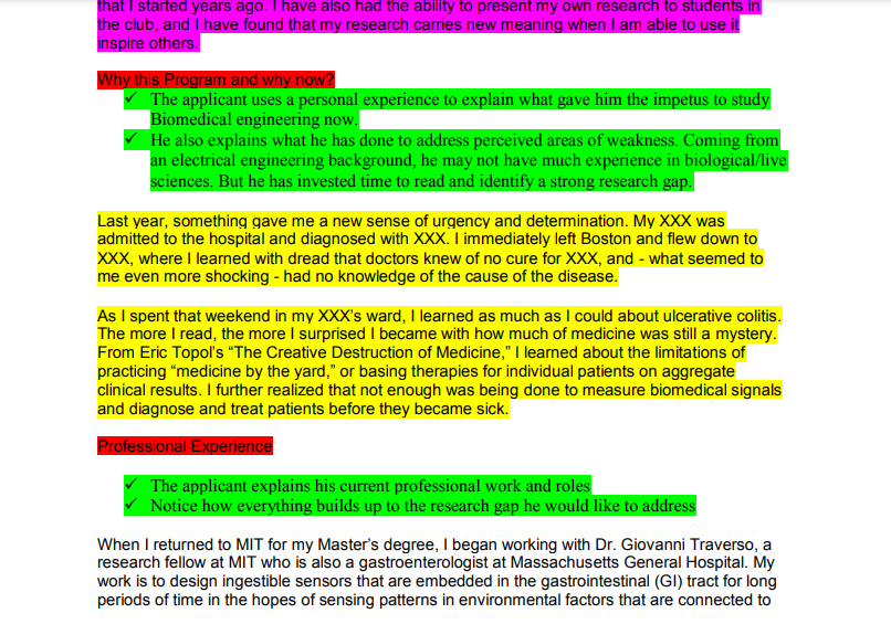 This is 3 of 4 of step by step analysis of the SOP.