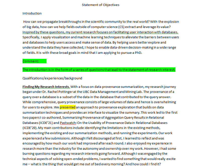 Step by step Analysis of MIT accepted SoP for CS (1) 1/5