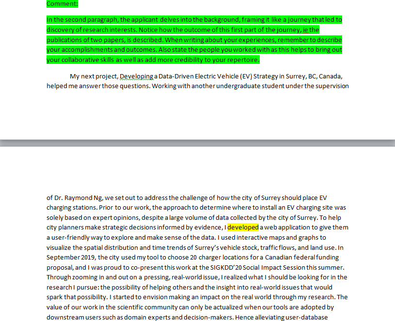 Step by step Analysis of MIT accepted SoP for CS (1) 2/5