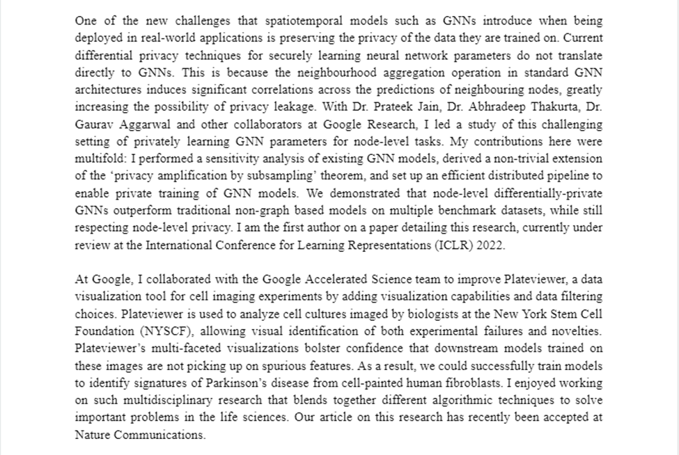 Body detailing the qualifications of one of the applicants to MIT CS program 3 of 3 (2)